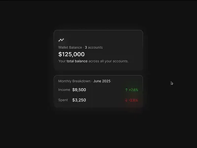 Fintech UI prototype finance finance ui fintech lighting product product design prototype ui