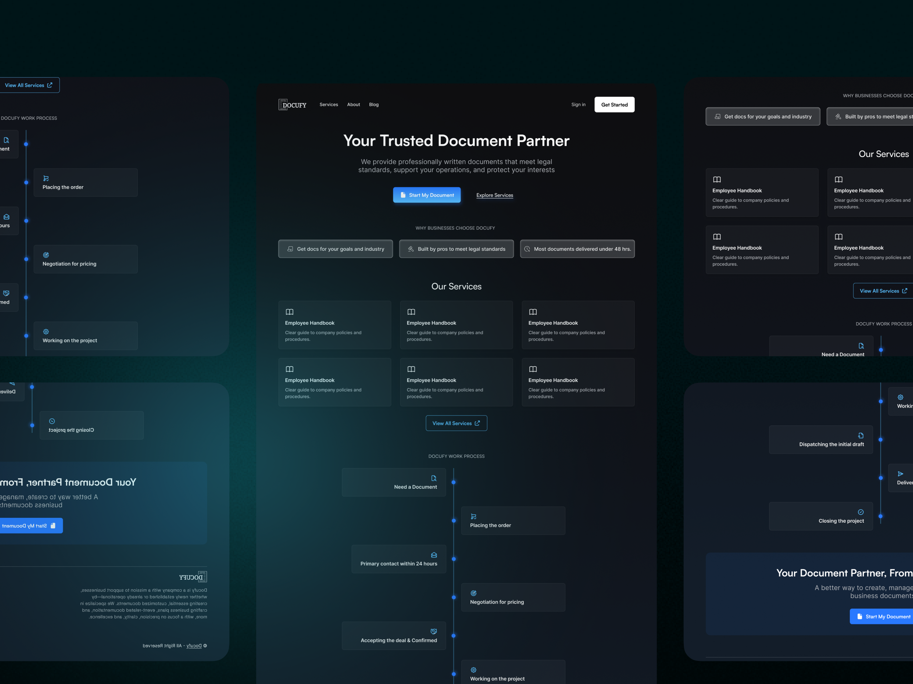 Example of Minimal And Convertional Landing Page