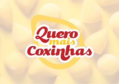 Quero mais coxinhas _Identidade visual branding coxinhas food graphic design logo visual identity