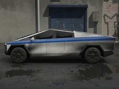 Tesla Cyber Truck Millennium Falcon Style Wrap Design advertisement branding car graphics car sticker car wrap cybertruck decal design inspiration fleet branding graphic design millennium falcon minimal spaceship tesla truck wrap vehicle branding vehicle wrap vinyl wrap wrap design