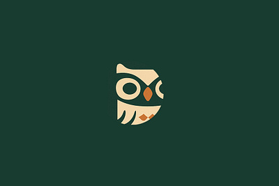 Owl Totem app icon branding illustration logo owl totem