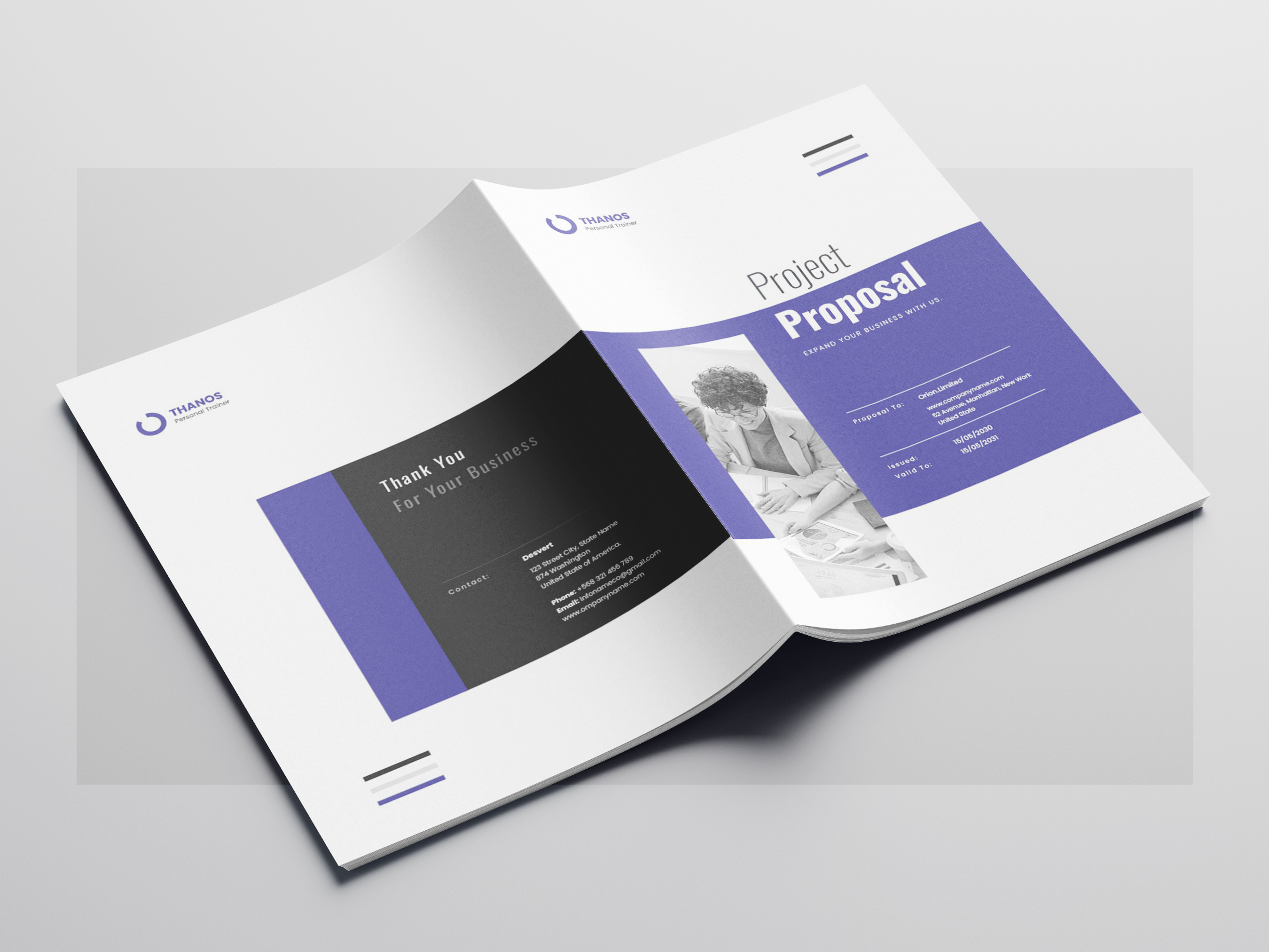 Example of Professional Book Layout Brochure Design