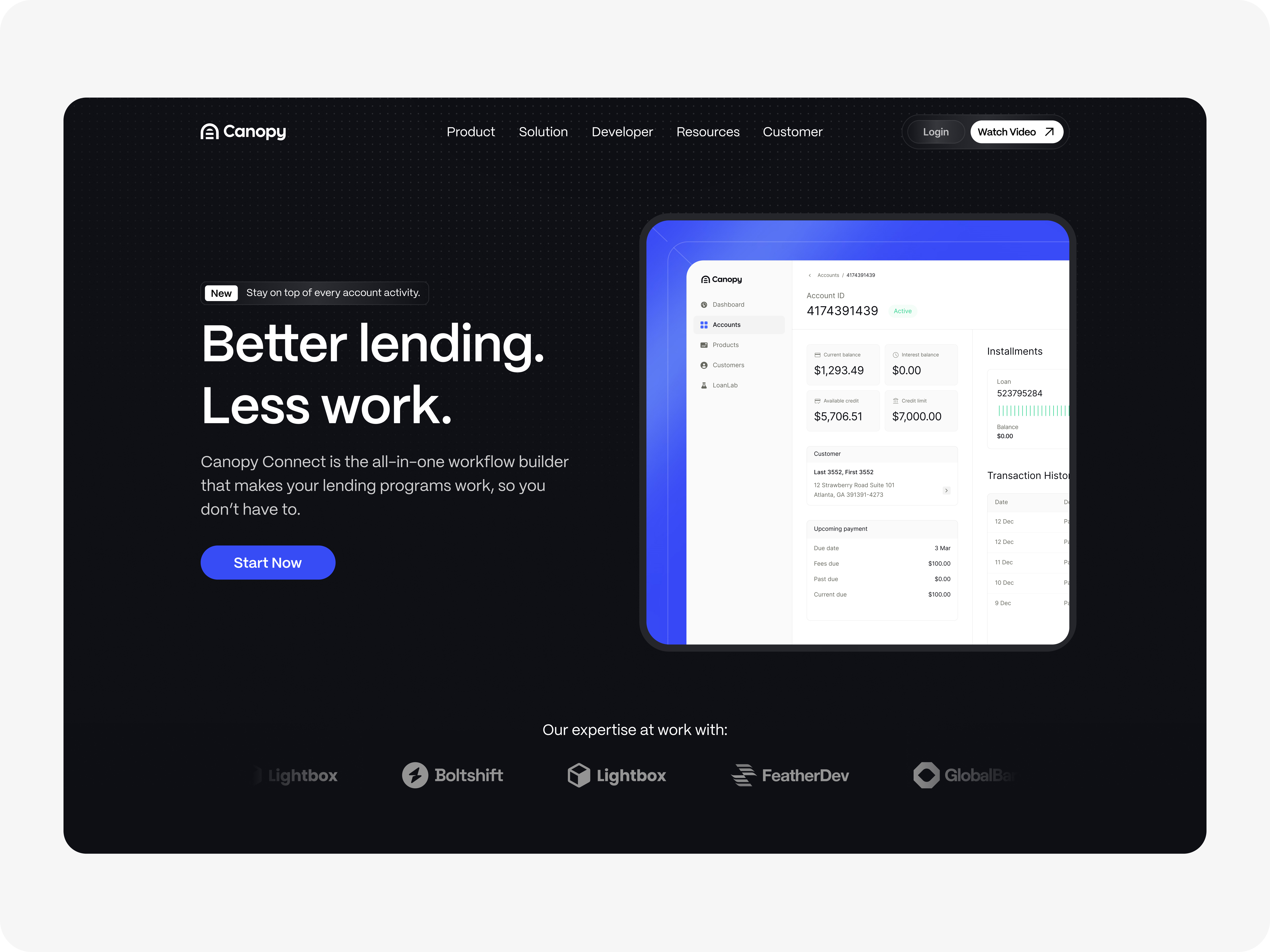 Build better B2B lending products b2b banking fintech product product design product landing page saas landing pages