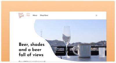 Beer Eyed Landing Page branding landing page logo style guide website design