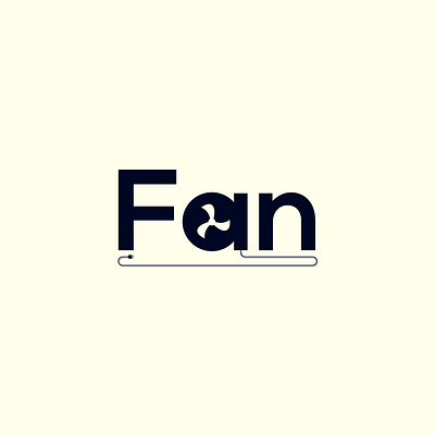 Fan logo design ai brand design branding brandinspiration design designinspiration designtrends logo logodesigner logoinspiration logomaker logos logotype projectastra social media design visualidenty
