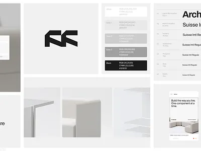 FUTRFORM brand identity branding concept design digital digital design furniture graphic design layout logo typography ui website whitespace