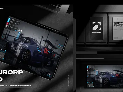 NeuroRP Hud UI I Gta V branding design doartworks figma grand theft auto graphic design gta illustration roleplay ui ui ux ux