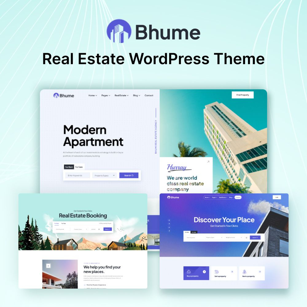Bhume – Real Estate WordPress Theme agency agent custom fields directory elementor geolocation listing real estate real estate agency real estate agent