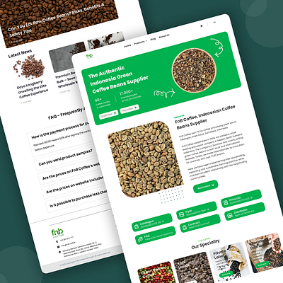 FnB Coffee — Website UI/UX Design (Contest Entry) coffeebeans coffeedesign designcontest designinspiration dribbble figma indonesiacoffee interactiondesign productdesign uidesign uiux uxdesign webdesign websitedesign
