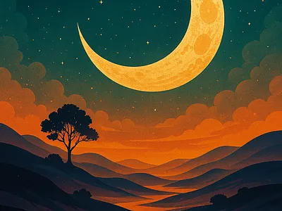 Lunar Landscape with Dunes land landscape moon starmoon
