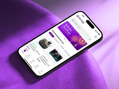 Rentify – Smart Shopping, App Design add to cart android app app filter app ux checkout cool e commerce app ecommerce ecommerce business ecommerce shop fashion app figma app ios app mobile app online store search shop app shopping shopping cart ui