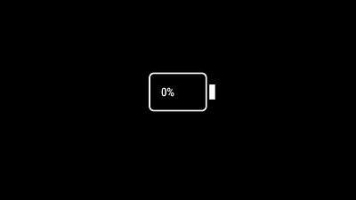 Battery Charging Animation alpha background motion graphics ui