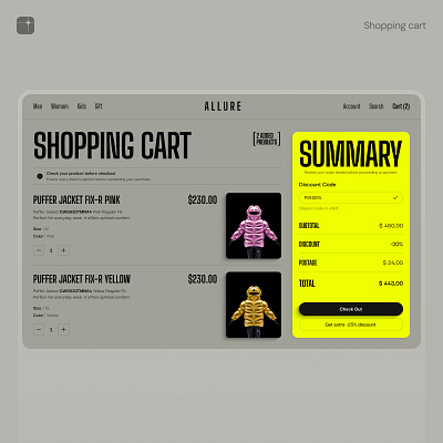 Luxury brands store checkout 3d branding checkout clean dashboard design ecommerce product startup store ui ux web