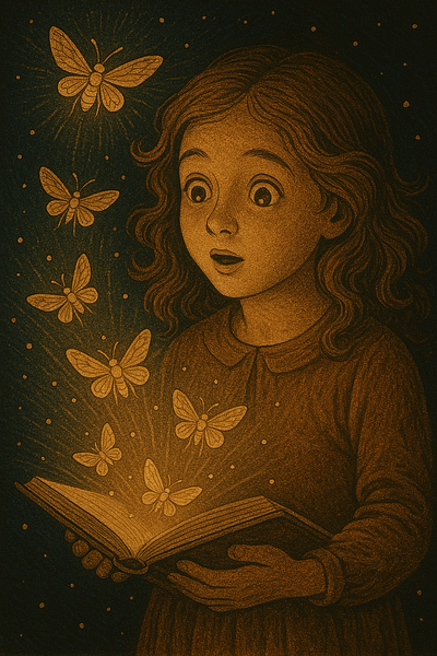 Eyes of fiery fireflies ai art butterfly eyersflierty girlandbutterfly