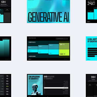 Pitch deck for startups ai animation branding charts clean deck design generative graphic design illustration pdf pitch pitchdeck presentation product promo startup stats