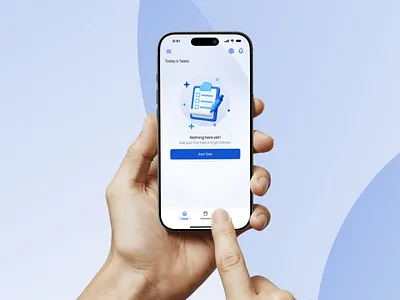 ToDo App - Redesign app branding design empty empty state graphic design illustration light mode management manager mobile mobile app states task ui ux