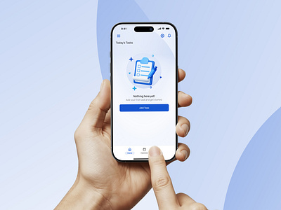 ToDo App - Redesign app branding design empty empty state graphic design illustration light mode management manager mobile mobile app states task ui ux