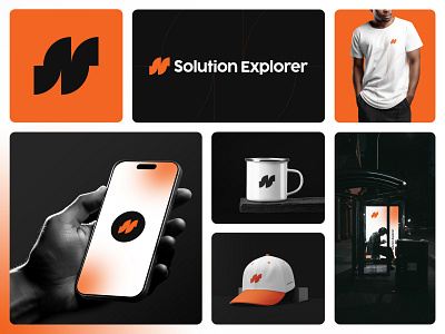 Letter S Logo for — Web, Software, Digital marketing, Mobile app brand identity branding business logo company logo custom logo digital marketing letter s logo logo designer marketing solution mobile app professional logo s logo saas software solution explo startup branding technology visual identity web