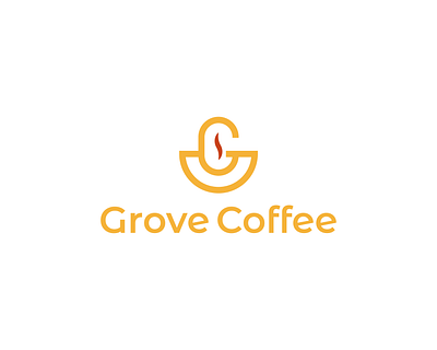 Grove Coffee Logo Design art branding café coffee coffee logo designe graphic design icon illustrator logo logo designe photoshop slogan