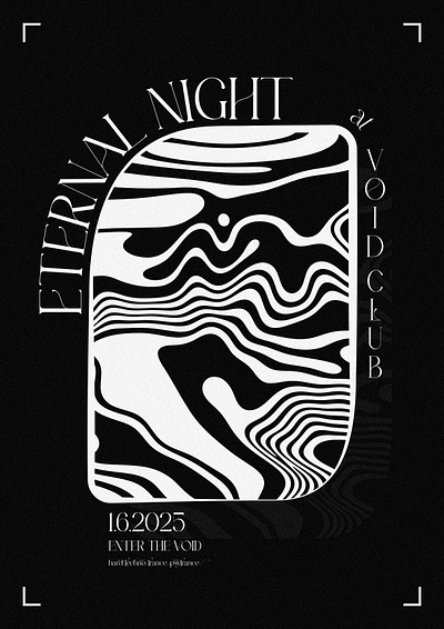Techno Party Concept Poster abstract advertising branding design graphic design poster poster design rave techno