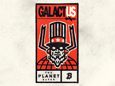 GalactUS america capitalism climate change comics corner box crypto drones galactus genocide hegemony imperialism jack kirby marvel silver surfer slaughter slavery stan lee uncle sam usa war