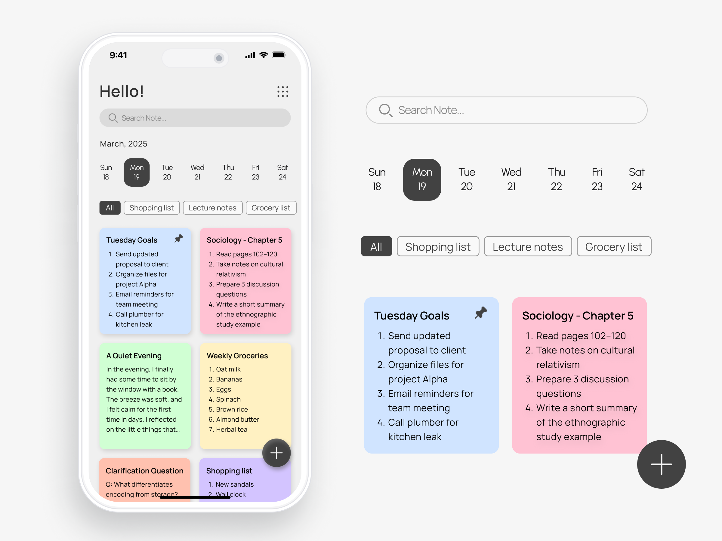 Simple note taking app apple clean figma grocery ios list mobile app new note taking app notes noteworthy popular simple app to do app to do list trending ui design