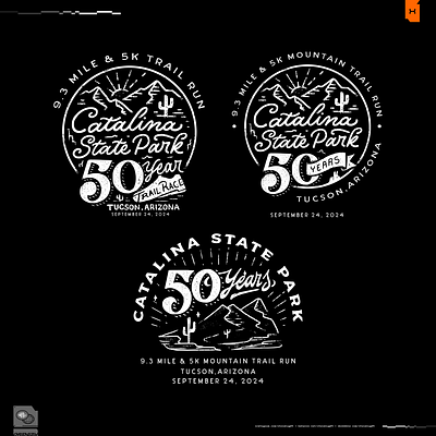 Catalina Trail Running clothimg design drawing event logo event merchandise handdrawn handlettering illustration lettering lettering design logo merchandise posters typography