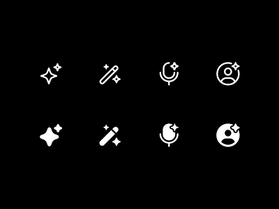 AI Icons 🪄 ai icons ai magic ai mic designers developers free icons icon icon design icon library icon pack icon set iconography icons magic wand 05 user ai