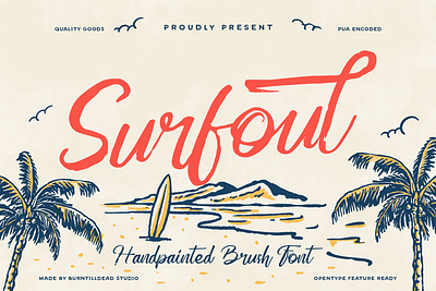Surfoul branding brush font custom font font font design font style free font handlettering handpainted handwritten holiday font lettering logo font script font stylish font summer font tropical font tshirt font typeface vintage font