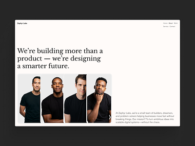 Design Agency Startup about page agency startup ui ux website