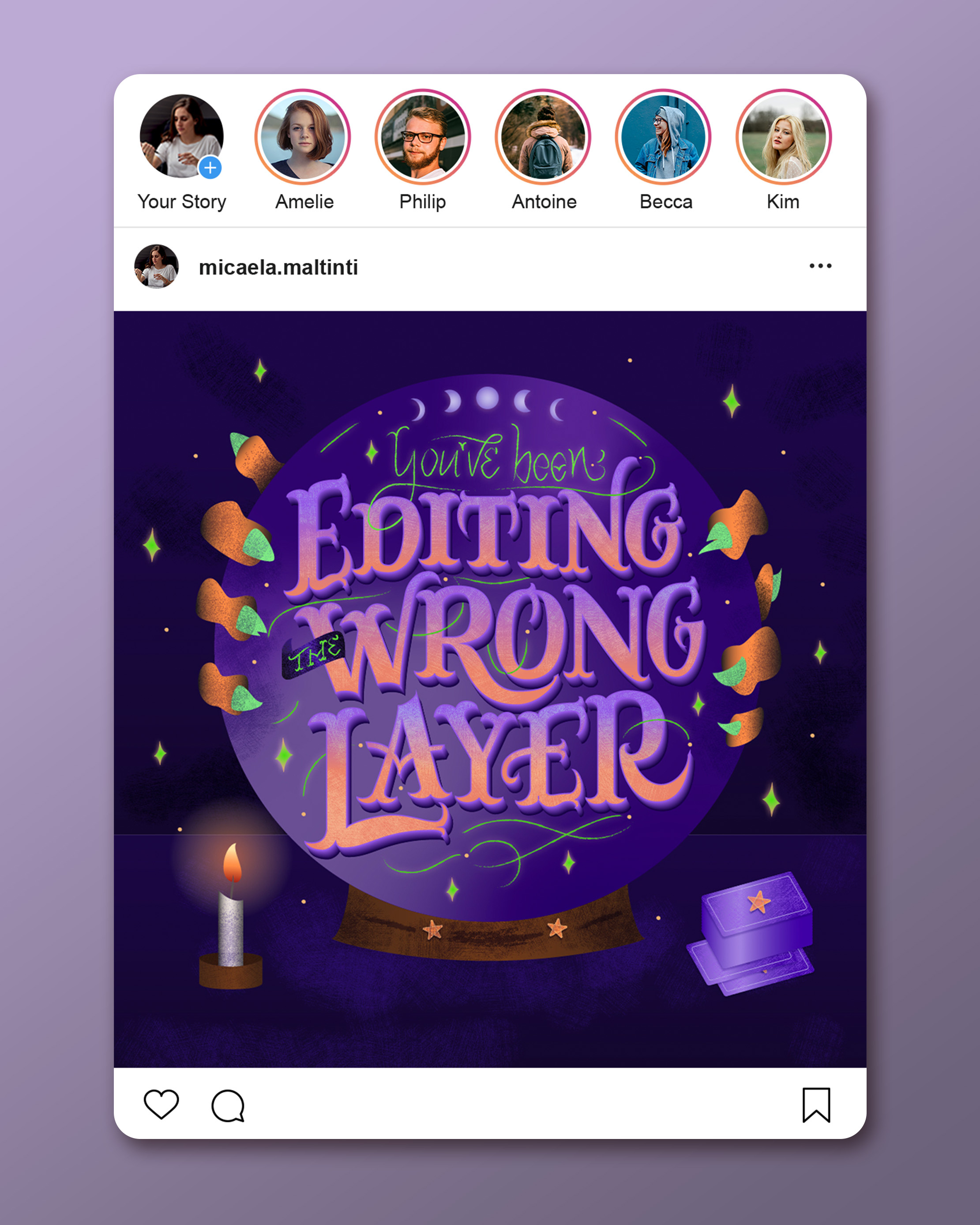 Lettering Horror Stories art graphic design halloween illustration instagram lettering socials