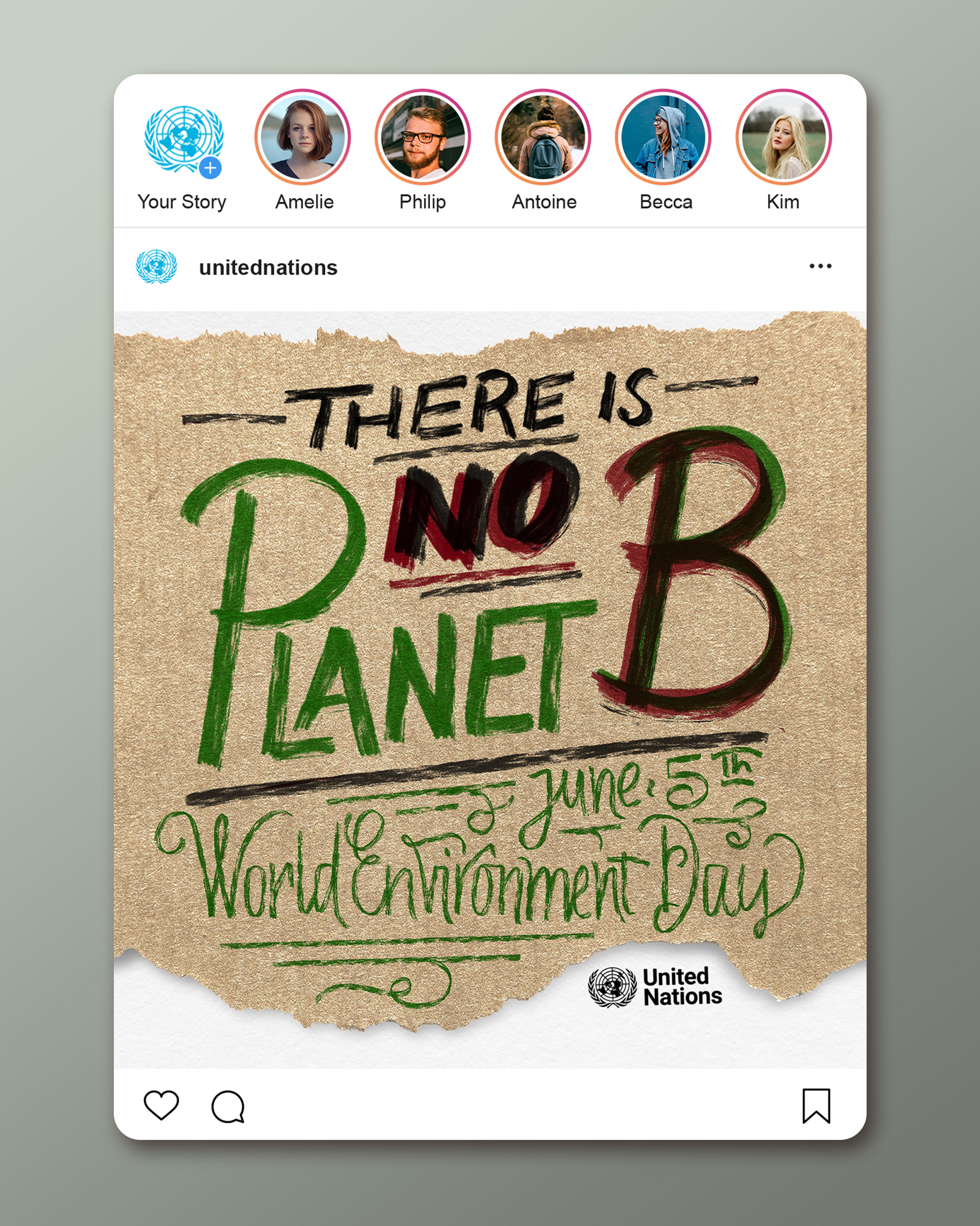 World Environment Day advertising art calligraphy campaign digital graphic design instagram lettering social
