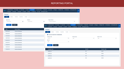Reporting Portal