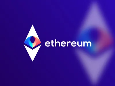 ethereum logo redesign concept bitcoin blockchain branding coin crypto cryptocurrency eth ethereum ethereum logo ethereum logo redesign exchange financial logo fintech identity logo logo design redesign logo startup company technology token
