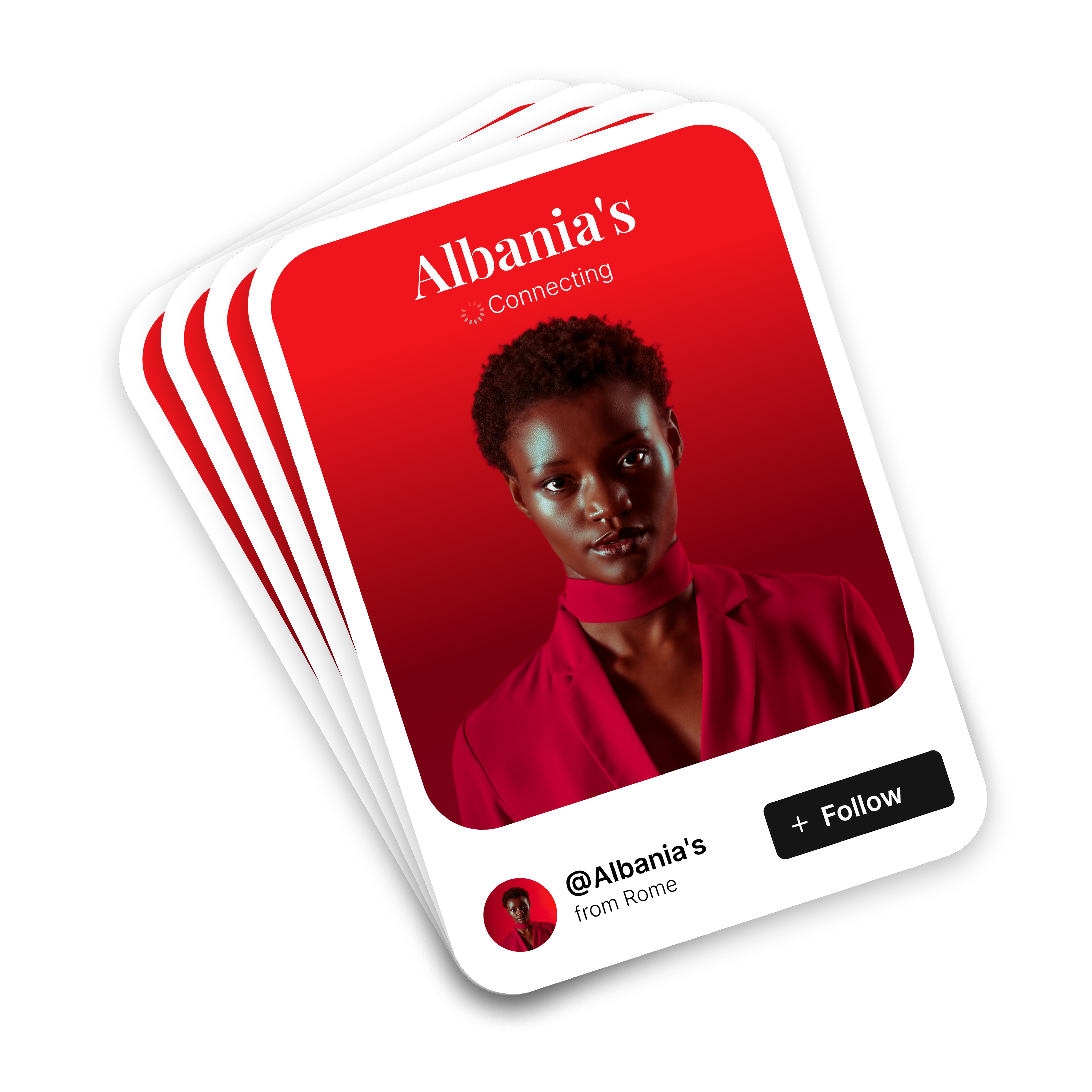 A clean and modern Social Media Profile Card! UI cards graphic design mobile ui new ui trends social media ui ui ui design ux