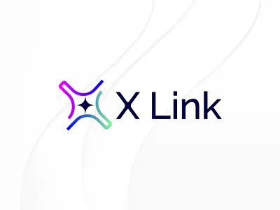 X Link "Modern Logo logo design app business code icon innovation lettering light logo link logo logo design minimal rasel shine software tech web3 x letter