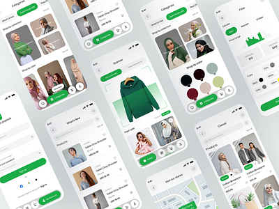 Modest Islamic Clothing Store App UI/UX e commerce ecommerce app ecommerce website fashion log in login login page login screen mobile app mobile app design online shopping product shopping app sign in sign up signup page store ui ux