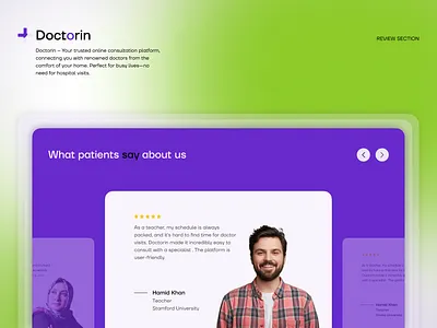 Review Section UI ui