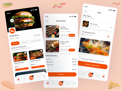 Best Food Mobile App Design app best food best mobile cooking creative delivery design food healthy lifestyle menu minimal mobile app order ordering pre order restaurant restaurant page ui design uiux