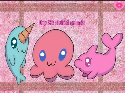 Maycean Day 25: stuffed animals art post art tag digital art drawing fan art illustration