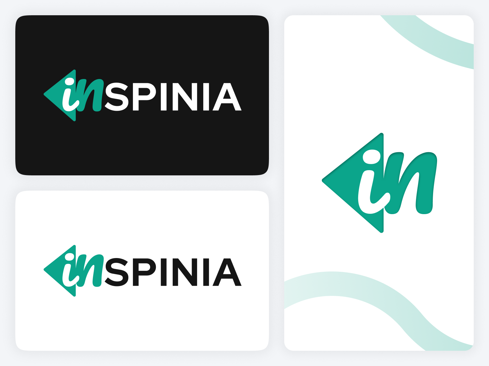 Inspinia — Logo Design boldtypography brandidentity cleandesign creativelogo designprocess designsystem flatdesign geometricdesign graphicdesign illustrator logodesign logoinspiration logotype minimallogo modernlogo photoshop sansserif typographylogo vectorlogo wordmark