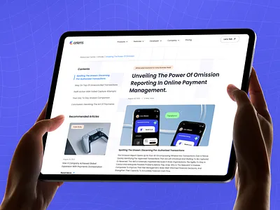 Blog page- Fintech Content Experience branding design graphic design hero section illustration landing page logo typography ui ux