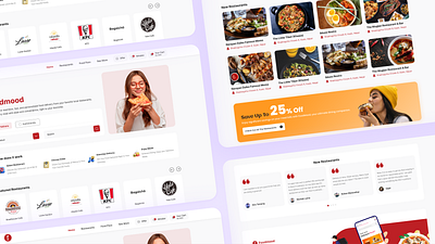 FoodMood animation app design branding design designer graphic design graphic designer illustration logo ui uiux website design
