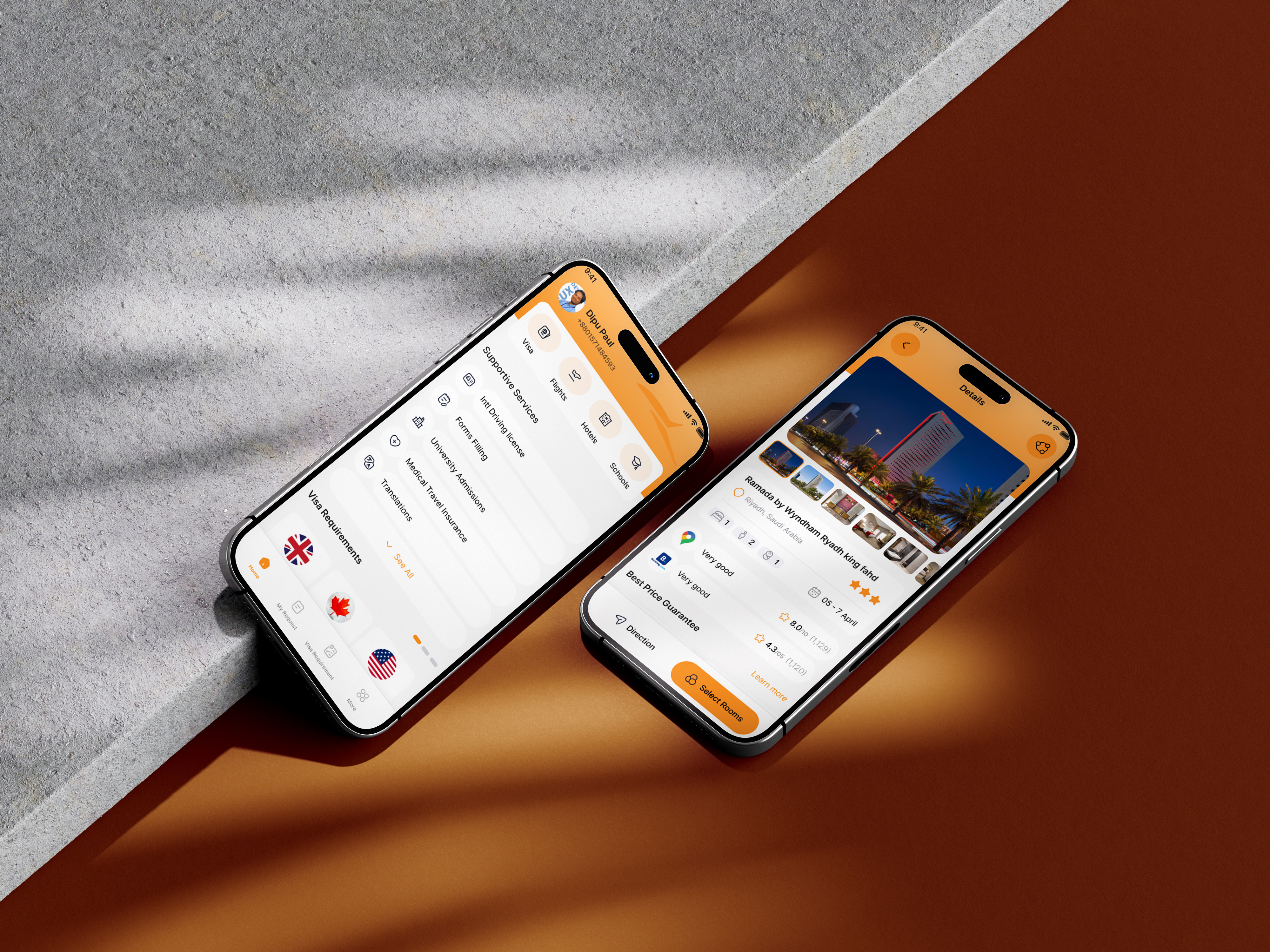 Example of Travel Mobile App Design