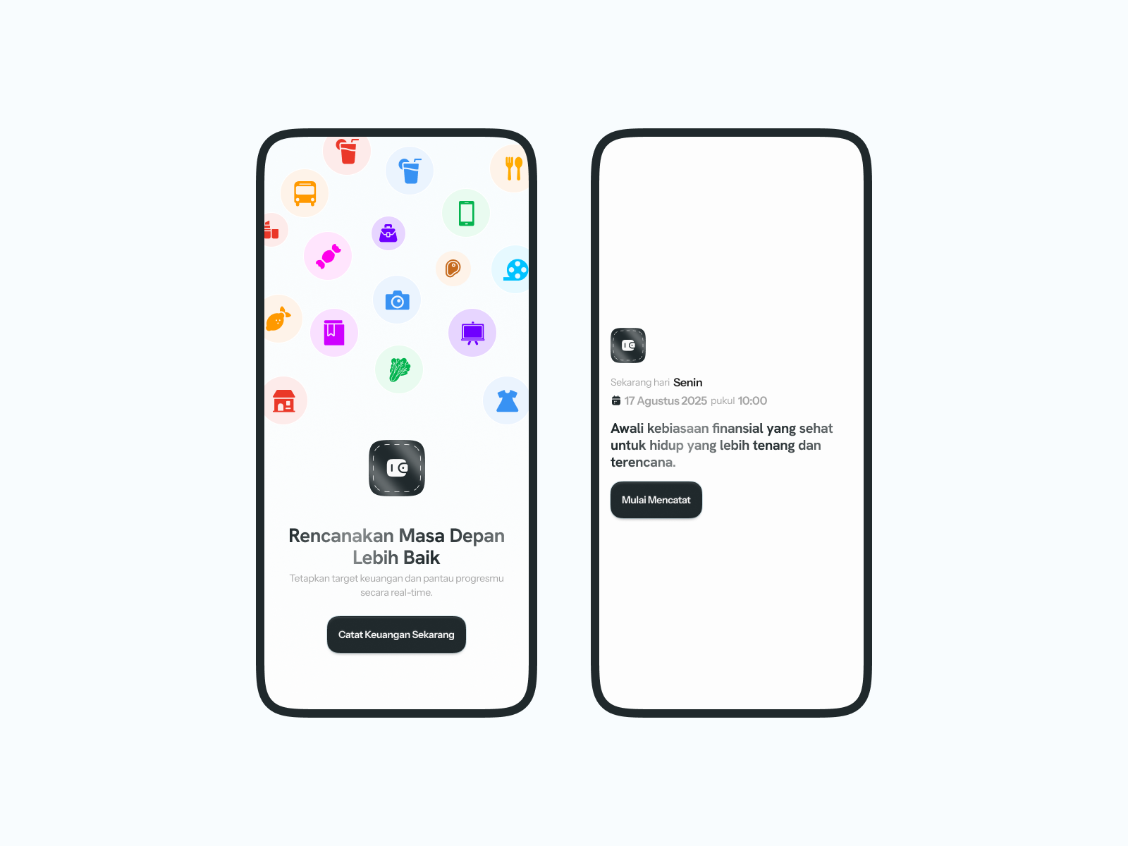 Onboarding - Money Management animation motion graphics ui