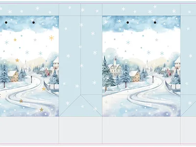 Christmas Gift Bag branding branding design graphic design