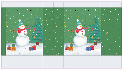 Christmas Gifts Bag branding branding design design graphic design illustration totebag