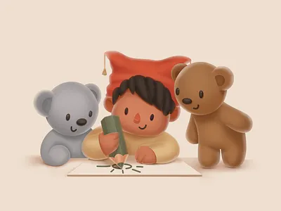 Teddy Tales — Kids-Friendly Illustrations for E-commerce & Apps baby shop branding children illustration childrens brand visuals design design studio digital art digital illustration ecommerce for kids graphic design illustration illustration for kids illustrator kids app design kids illustration teddy bear art ui