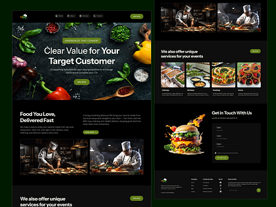 Food Website food food delivery food delivery website food design food landing page healthy food ui restaurant management restaurant website