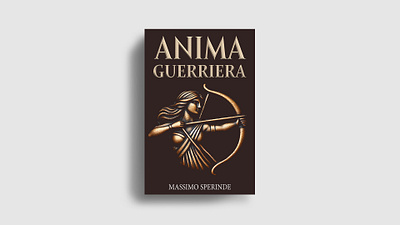 Book cover design - ANIMA GUERRIERA amazon book book cover design cover design design graphic design illustration kdp book cover typography